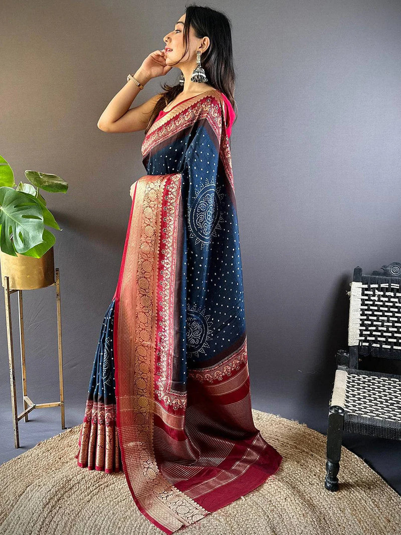 Simple Traditional Saree Look