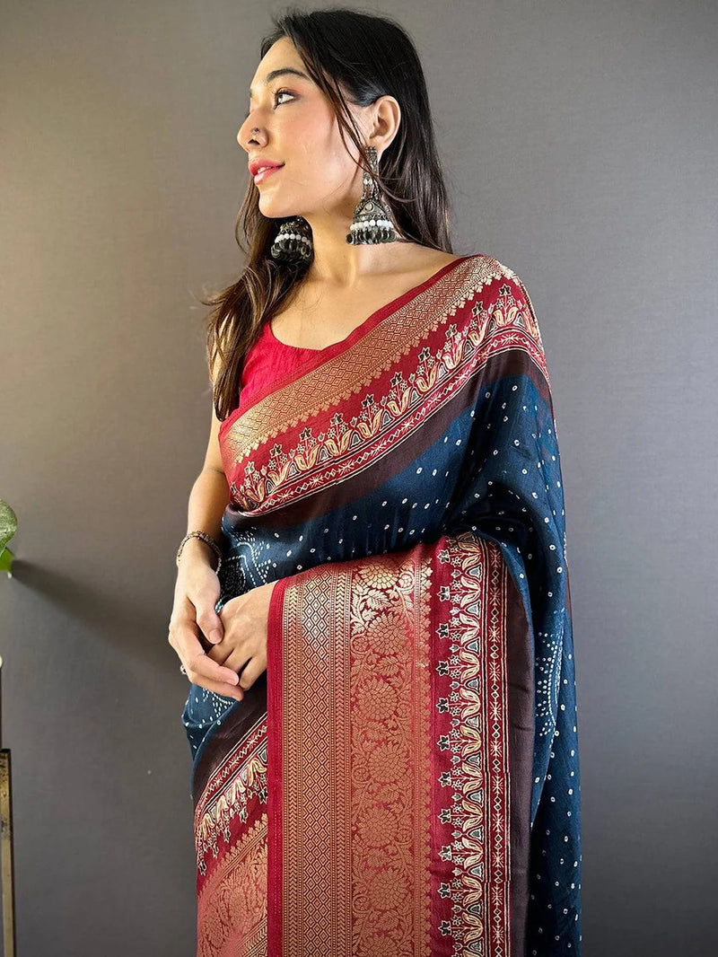 Simple Traditional Saree Look